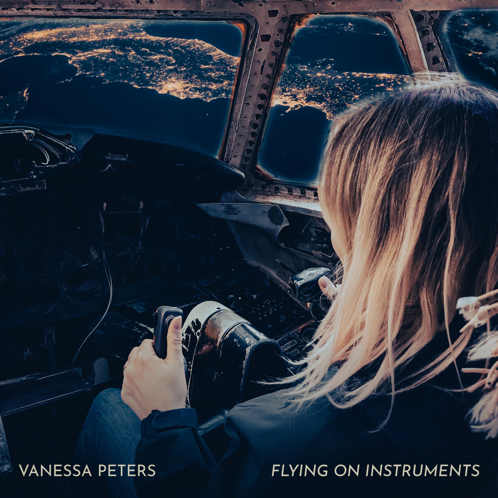 Vanessa Peters, flying on instruments