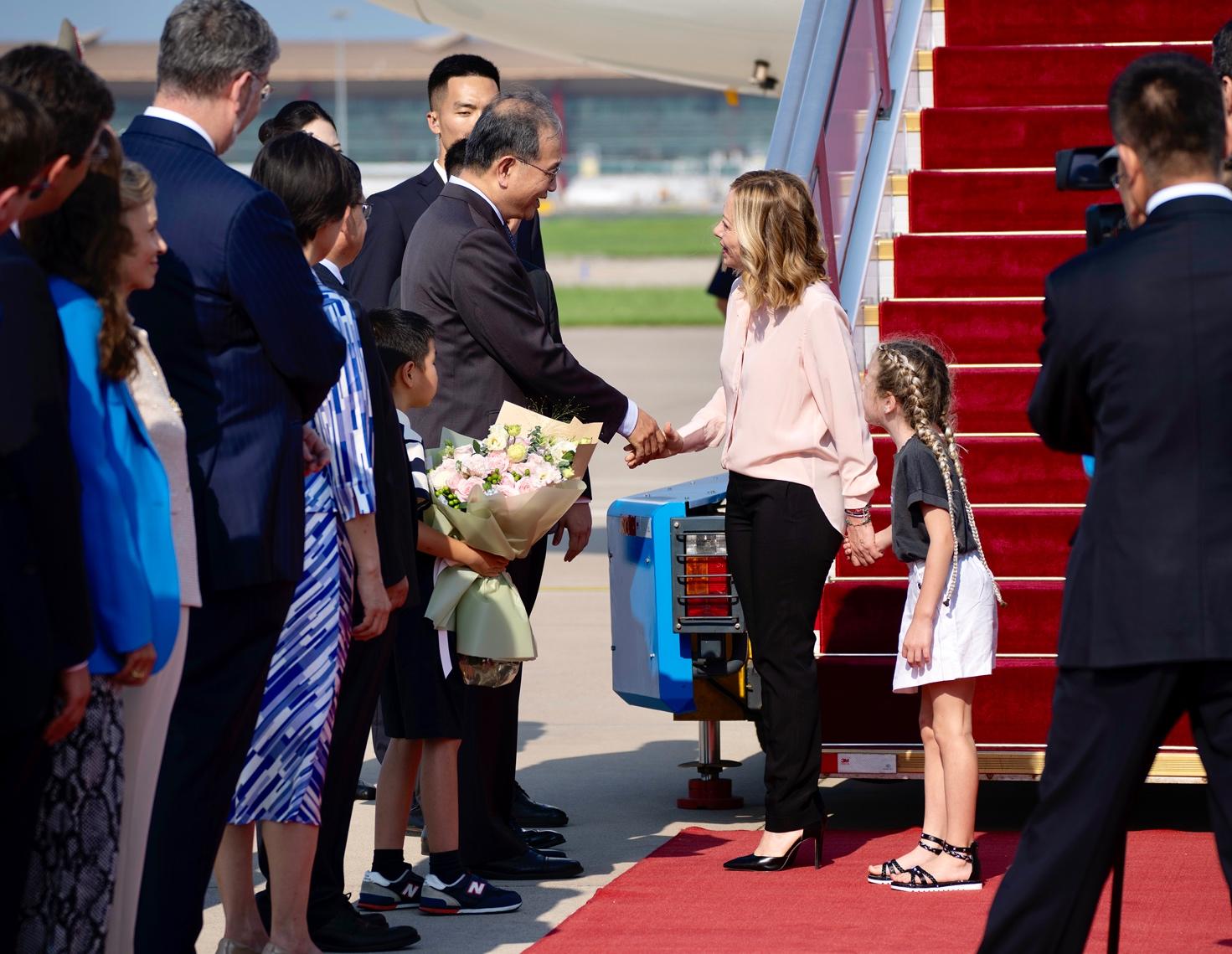 Meloni in Cina