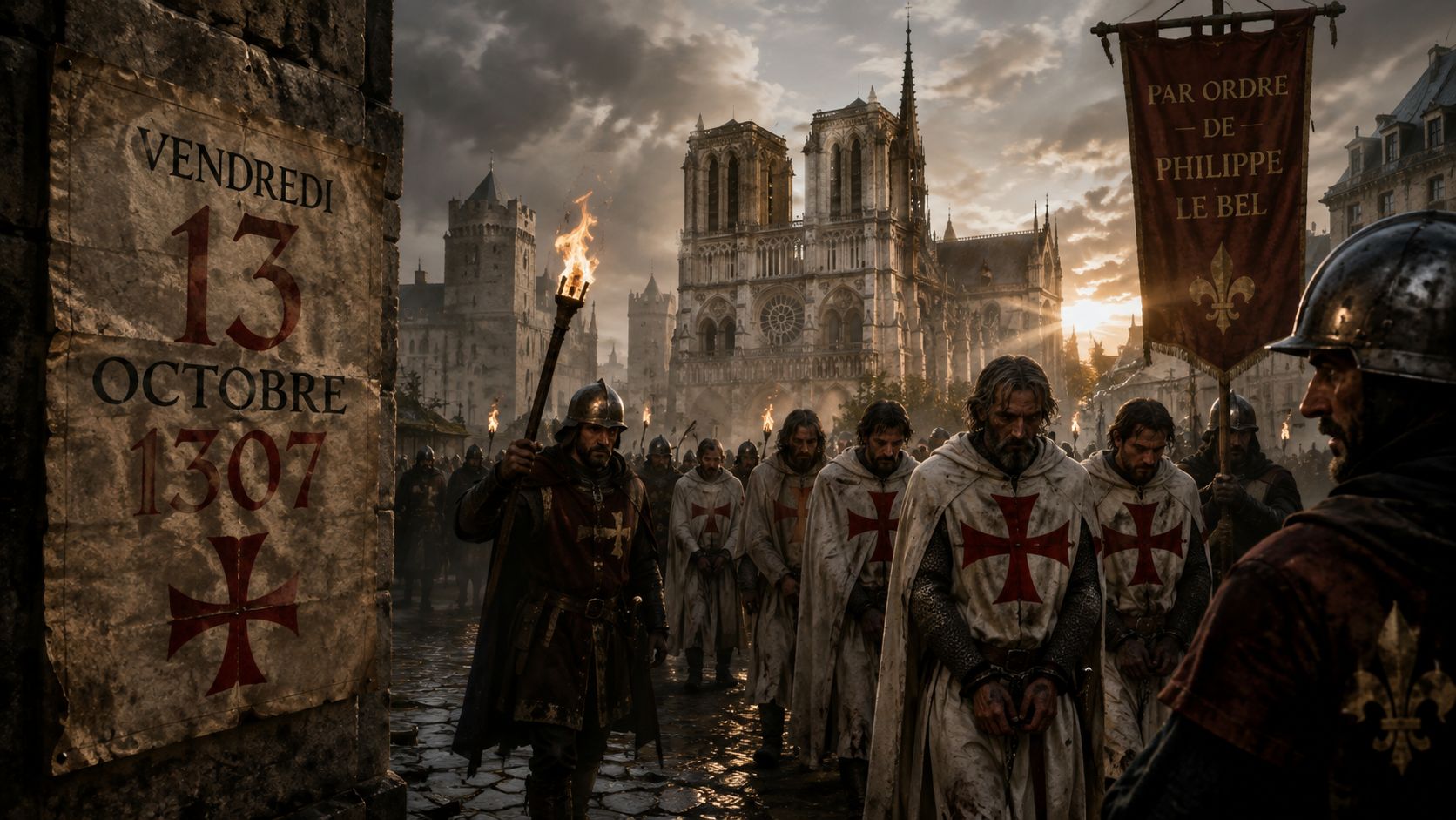 Arresto dei Cavalieri Templari in Francia il 13 ottobre 1307