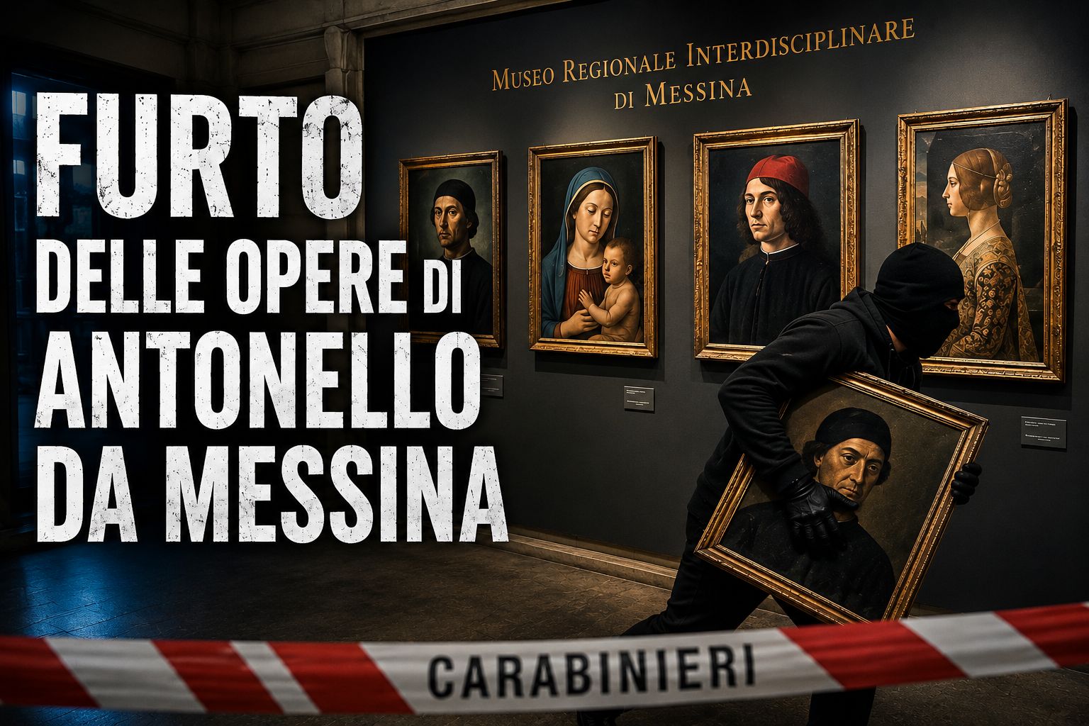 Furto opere Antonello da Messina e sicurezza del patrimonio artistico italiano