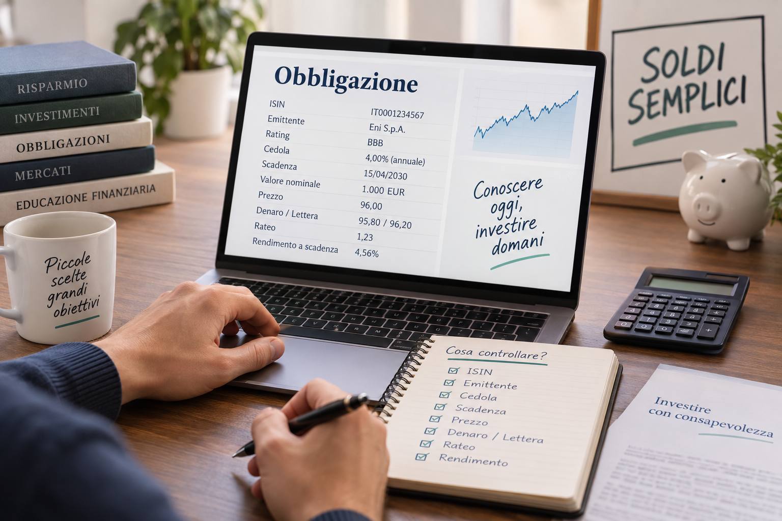 Dati da controllare nella scheda di un’obbligazione prima dell’acquisto
